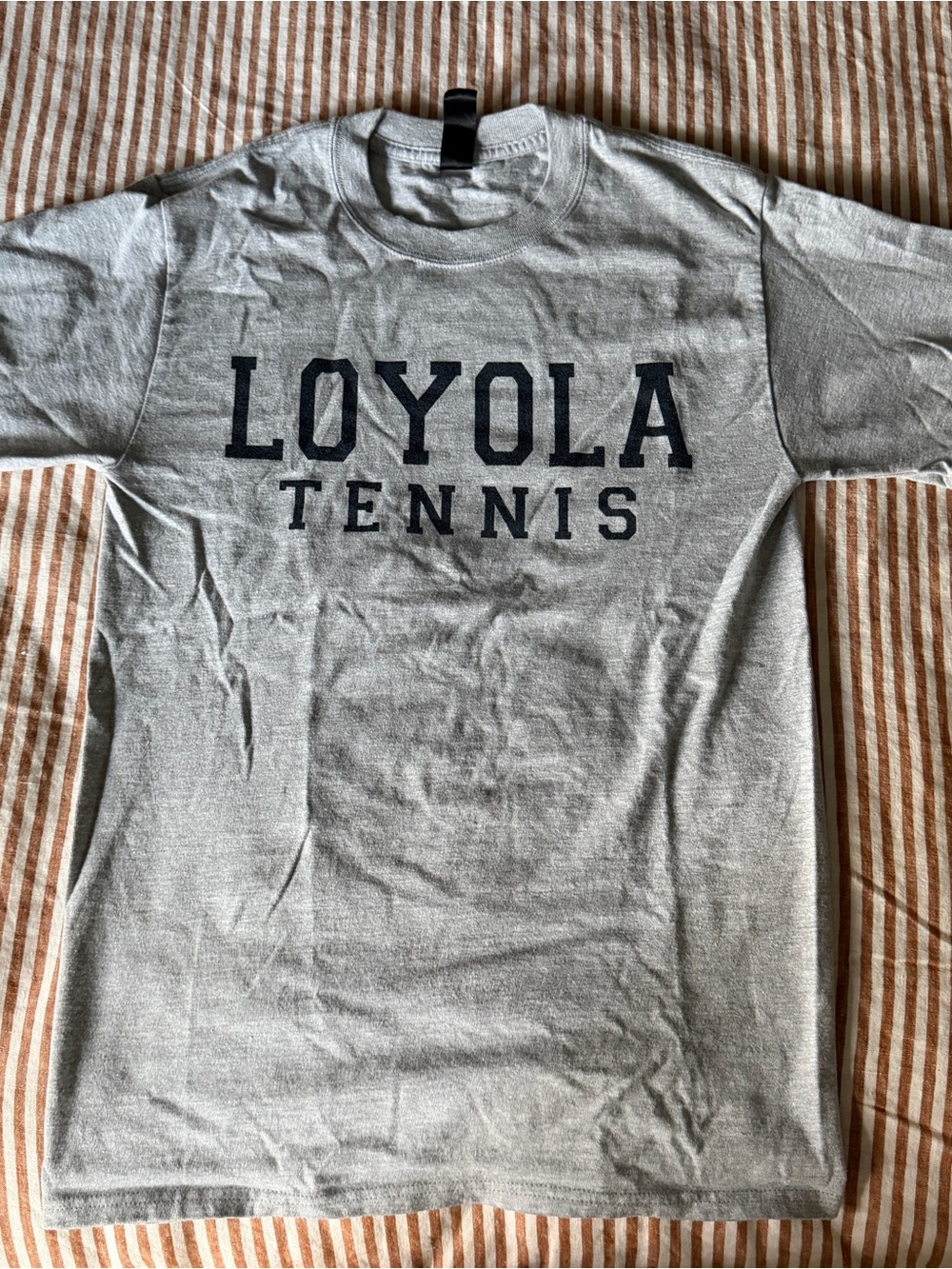 Loyola Tennis Gray Crewneck Tee